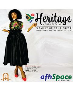 AFH Heritage Dress Tsonga Black