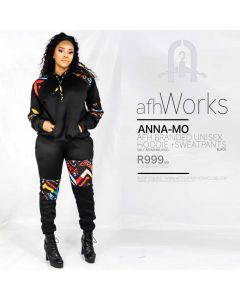 AFH Branded Unisex Hoodie and Sweatpants Black